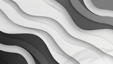 Fototapeta  - abstract wave geometric black and white shapes 