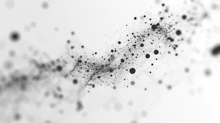 digital pattern 3d particle, white background