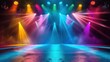 © STOCKYE STUDIO - stage with colorful spotlights