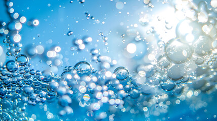 Wall Mural - water drops background