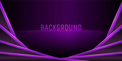 Aufkleber - Realistic gradient luxury background, paper cut Luxury purple Background with dark metal texture.
