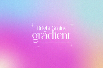 Wall Mural - Modern vector vibrant colorful and gradient background with grainy texture