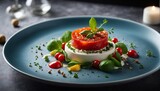 Fototapeta Do akwarium - tomato and mozzarella salad