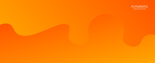 Wall Mural - abstract orange background with lines and halftone effect. futuristic concept. Graphic design element lines style concept for web, flyer, card cover or brochure. vecto illustration