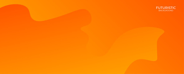Wall Mural - abstract orange background with lines and halftone effect. futuristic concept. Graphic design element lines style concept for web, flyer, card cover or brochure. vecto illustration