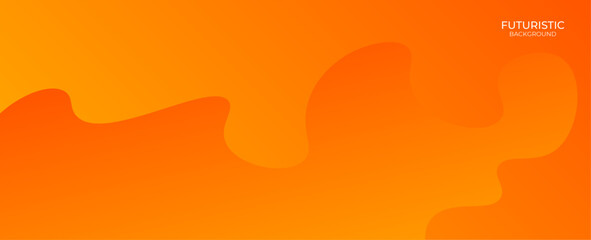 Wall Mural - abstract orange background with lines and halftone effect. futuristic concept. Graphic design element lines style concept for web, flyer, card cover or brochure. vecto illustration