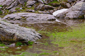 Wall Mural - The 5-Lakes Hike, Bad Ragaz, Switzerland