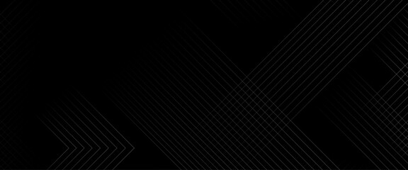 Poster - vector black and white line with shiny diagonal line pattern.