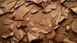 Brown cardboard texture background, a rustic canvas embodying natural charm and tactile warmth, Ai Generated.