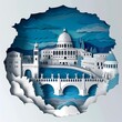Landmark Paper-cut Italy travel 