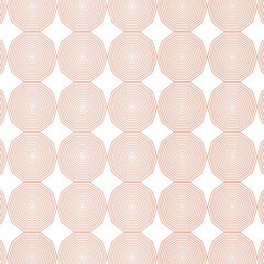 Poster - Classic Metallic Orange Pattern Design Isolated on White