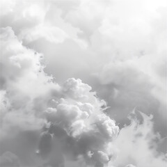 Wall Mural - white clouds in the sky for abstract background