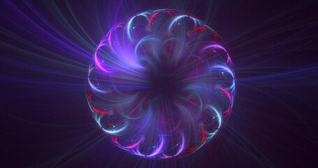 3D manual rendering abstract round hole light background. Its not AI Generatd illustration.