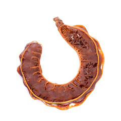 Wall Mural - sweet tamarind isolated on a white background