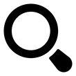 Magnifying glass icon for search and exploration