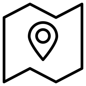Location pin icon. Map pin place marker. Location icon. Map marker pointer icon set. GPS location symbol collection.