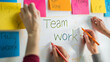 Business teamwork concept