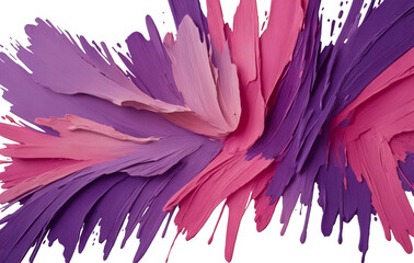 Wall Mural - A painting of a purple and pink explosion of paint