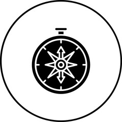 Sticker - Compass Icon