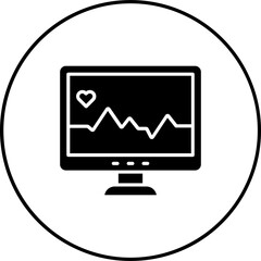 Sticker - Heart Rate Monitor Icon