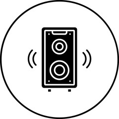 Wall Mural - Speaker Icon