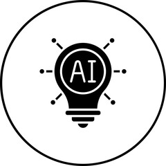 Sticker - Artificial Intelligence Icon