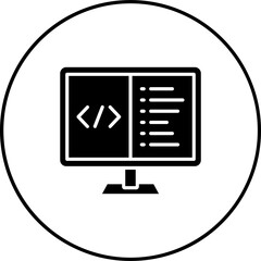 Sticker - Coding Icon