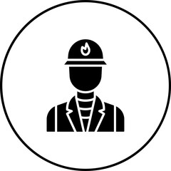 Sticker - Fireman Icon