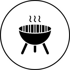 Canvas Print - Bbq Icon