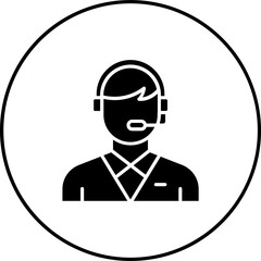 Poster - Call Center Agent Icon