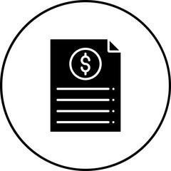 Poster - Invoice Icon