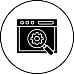 Canvas Print - Search Engine Icon