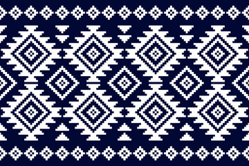 Carpet ethnic tribal pattern art. Ethnic geometric seamless pattern. American, Mexican style. Design for background, wallpaper, illustration, fabric, clothing, carpet, textile, batik, embroidery.