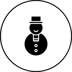 Poster - Snowman Icon