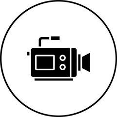 Wall Mural - Video Camera Icon