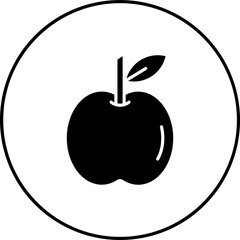 Canvas Print - Apple Icon