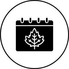 Sticker - Autumn Calendar Icon