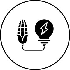 Sticker - Biomass Energy Icon