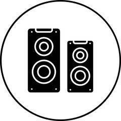 Wall Mural - Speakers Icon