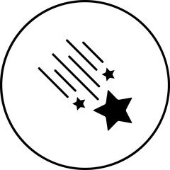 Wall Mural - Shooting Stars Icon