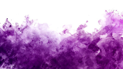 Wall Mural - purple violet color paint transparent background texture