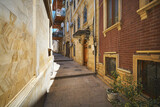 Fototapeta Uliczki - Narrow street in Old city of Baku