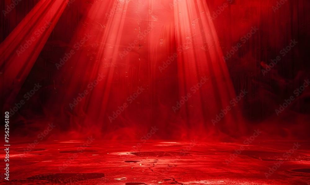 dynamic red gritty spotlight stage design, wwe style edged background ...