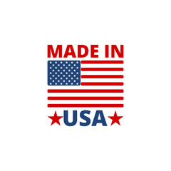 Poster - Made in USA icon isolated on transparent background