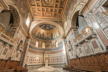 Basilica San Giovanni in Laterano in Rome. Church and monument of Christianity. The Catholic religion