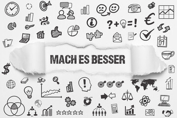 Wall Mural - mach es besser