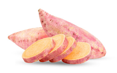 Wall Mural - yams potato on transparent png