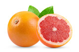 Fototapeta Mapy - Grapefruit isolated on transparent png