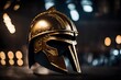 Spartan helmet made of iron casting