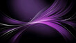 A colorful abstract background with lines and waves  purple and black color background